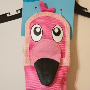 NWT ~ Outward Hound Fire Biterz Squeaky Flamingo, Indoor/Outdoor Large Dog Toy